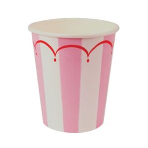 Vasos Polipapel ONDAS ROSAS x 10 Unidades