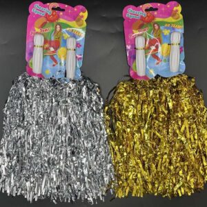 Porras metalizadas x10u