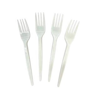 TENEDOR BLANCO x 25 un