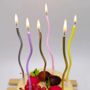 Velas metalizadas tornedas
