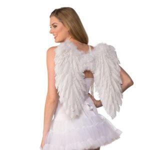 Alas de angel blanco o negro