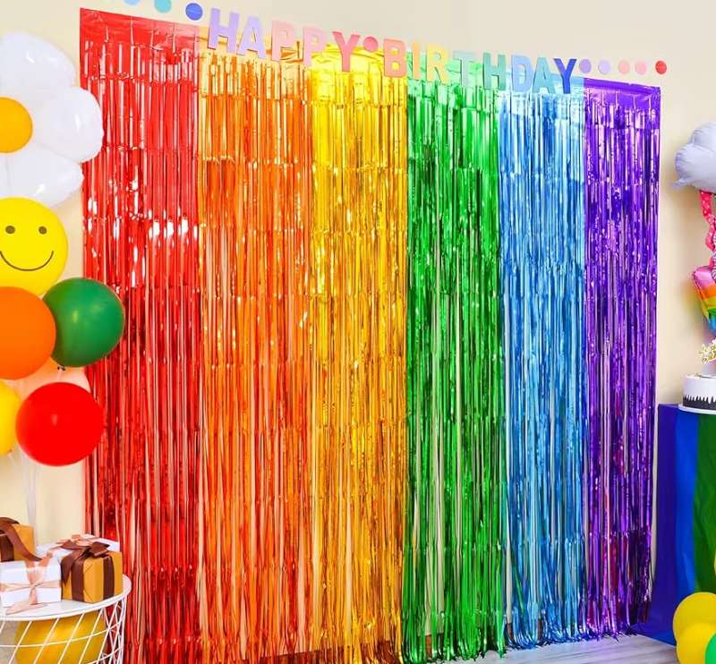 Cortina Metalizada de tiras