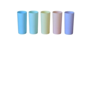 VASO TRAGO LARGO PASTEL 280cc