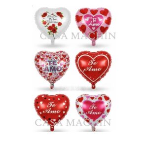 Globo corazon 18¨ pack 50u