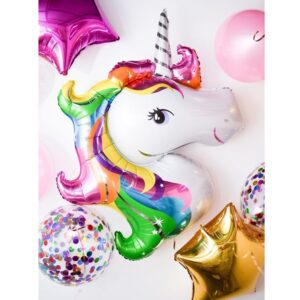 Globo cabeza unicornio grande