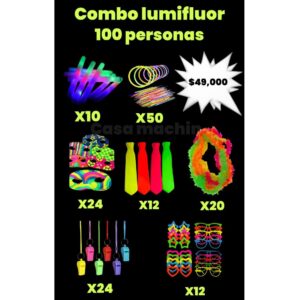 Combo 5 lumifluor 100 personas