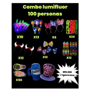 Combo 3 lumifluor 100 personas