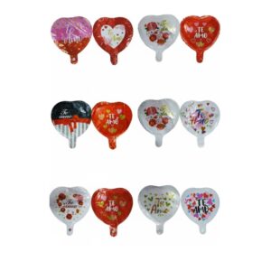 Globo corazon 10¨ pack 50u