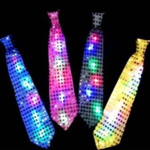 Corbata tela led x 12u