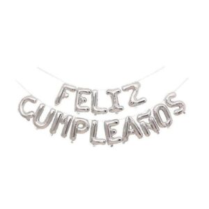 Globo set feliz cumpleaños imprenta