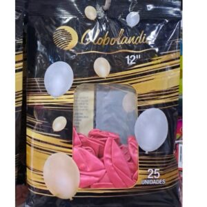 Globo latex x 25 u