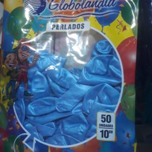 Globo latex globolandia perlados x 50u