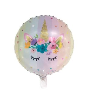 Globo redondo infantil unicornio