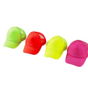 Gorra de tela fluor