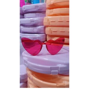 Anteojos corazon acrilico
