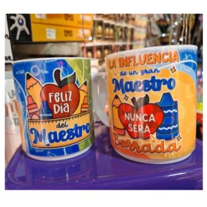 Taza polimero dia del maestro, profesor