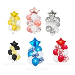 Set globos 9 ballon estrella