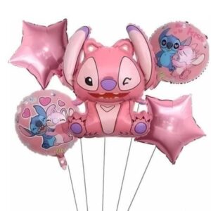 Set globos infantil Stitch Angel
