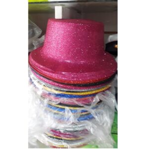 Sombrero brillo glitter x 12u