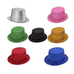 Gorro glitter plastico x12 u