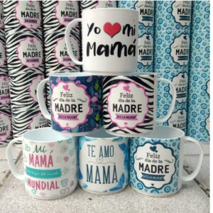 Taza polimero dia de la madre x1u