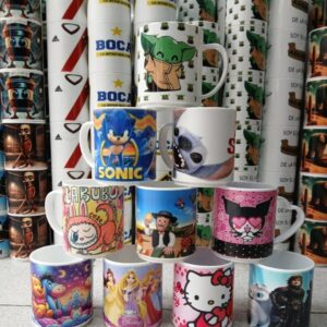 Taza polimero dia del maestro, profesor, madre, memes