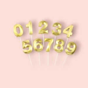 Velas doradas numero