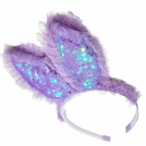 Vincha conejo lentejuela